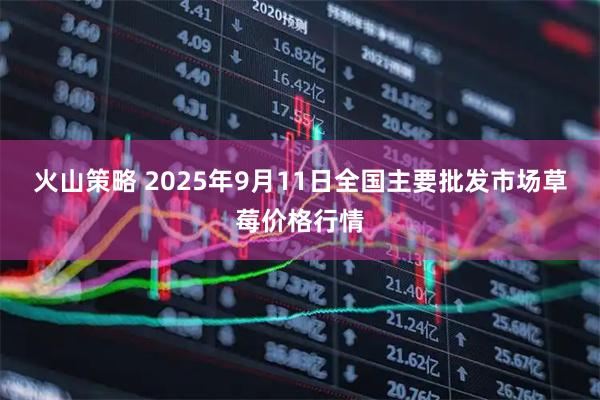 火山策略 2025年9月11日全国主要批发市场草莓价格行情
