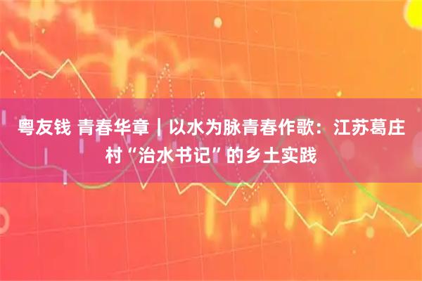 粤友钱 青春华章|以水为脉青春作歌:江苏葛庄村“治水书记”的乡土实践