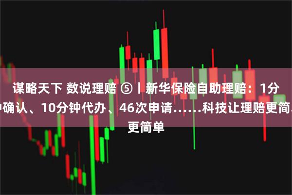 谋略天下 数说理赔 ⑤丨新华保险自助理赔:1分钟确认、10分钟代办、46次申请……科技让理赔更简单