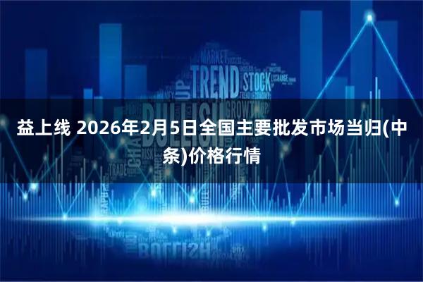 益上线 2026年2月5日全国主要批发市场当归(中条)价格行情