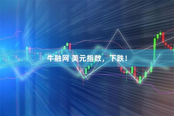 牛融网 美元指数，下跌！